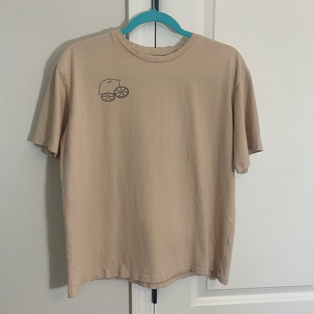 Beige Graphic T-Shirt